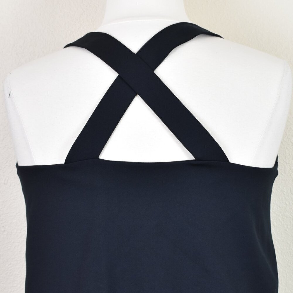 J. Jill Jersey Midi Tiered Dress Black - XL - Picture 6 of 9